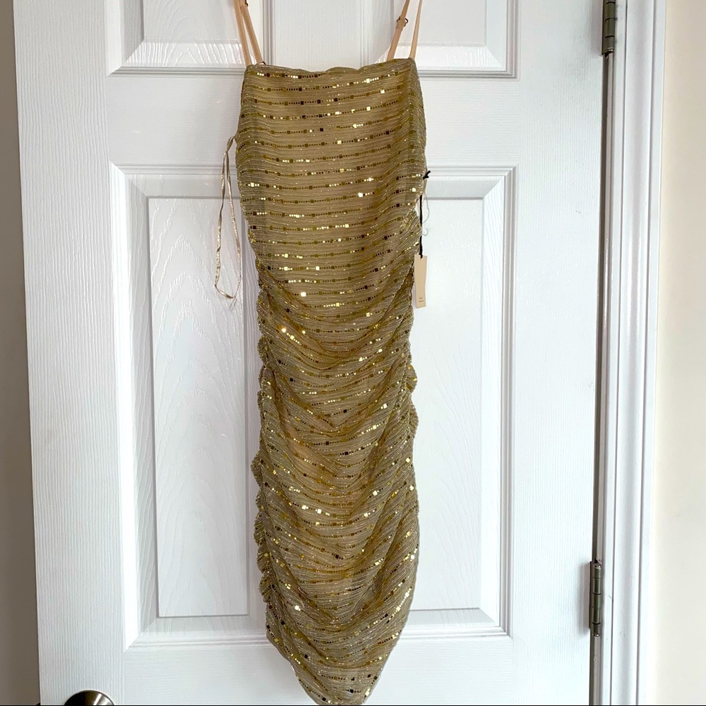 SUPERDOWN SEQUIN DRESS